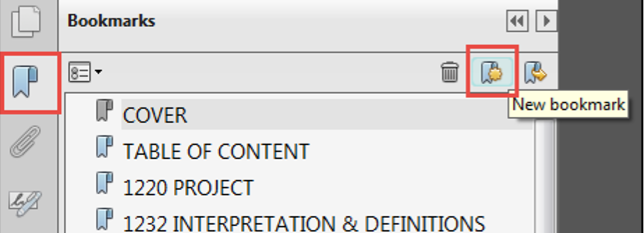 - Bookmark Documents