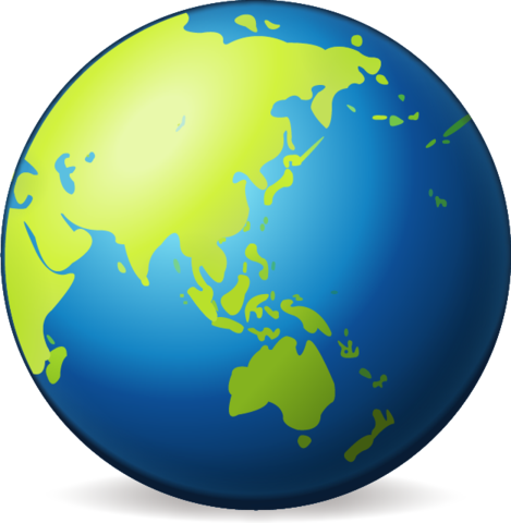 Emoji Earth Globe Asia Large